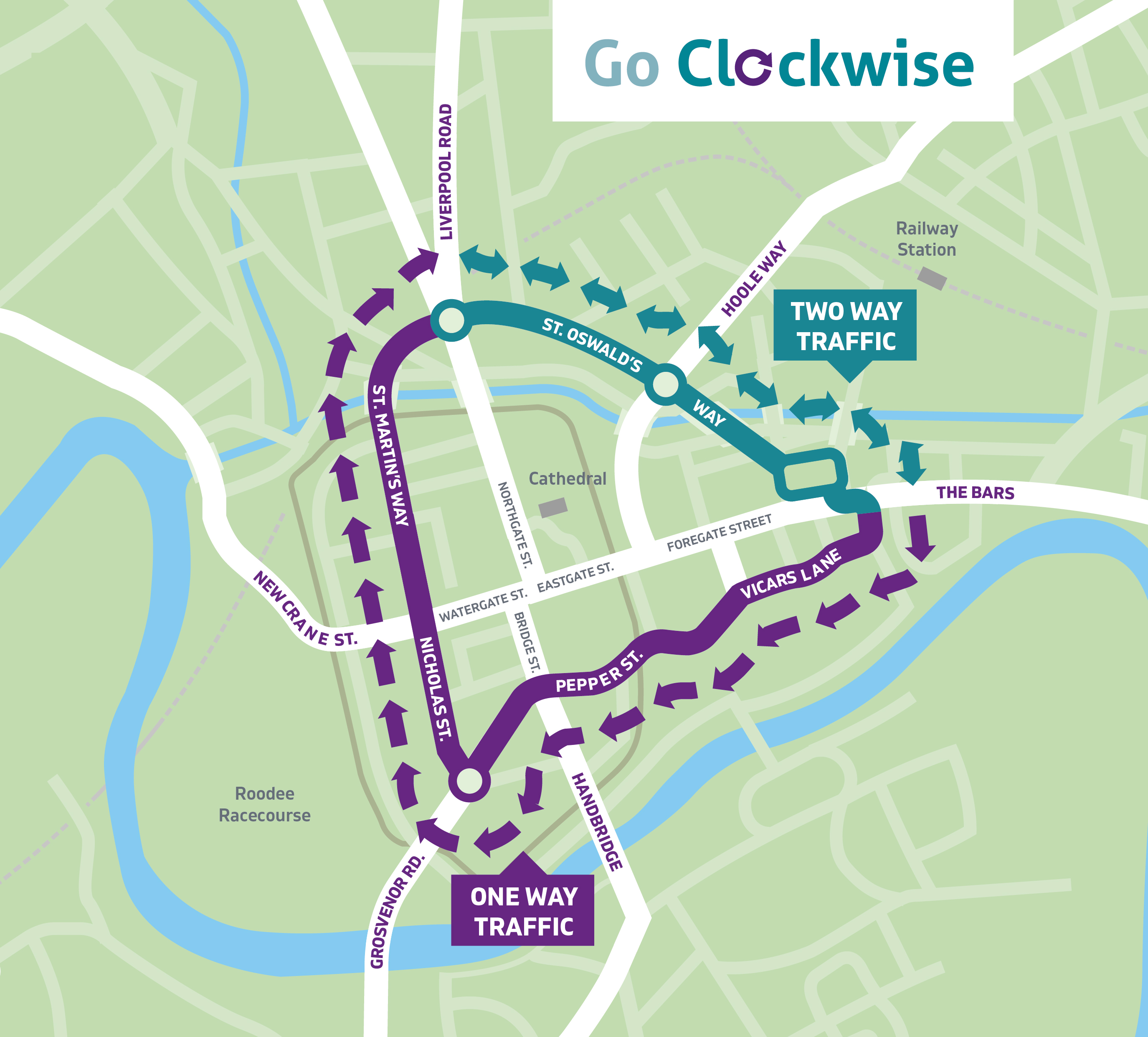 Chester Clockwise Master Map