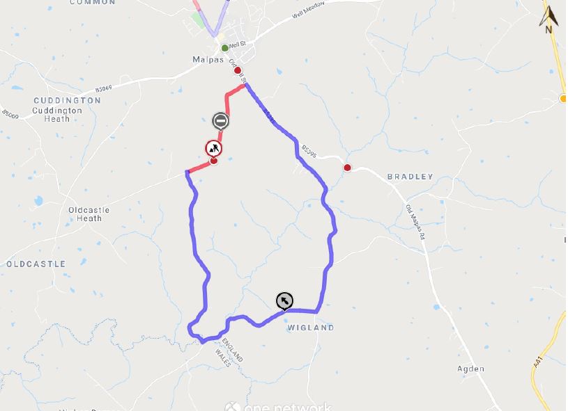 Mastiff Lane Closure