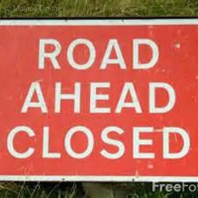 road ahead closed