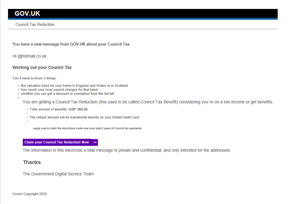 scam email